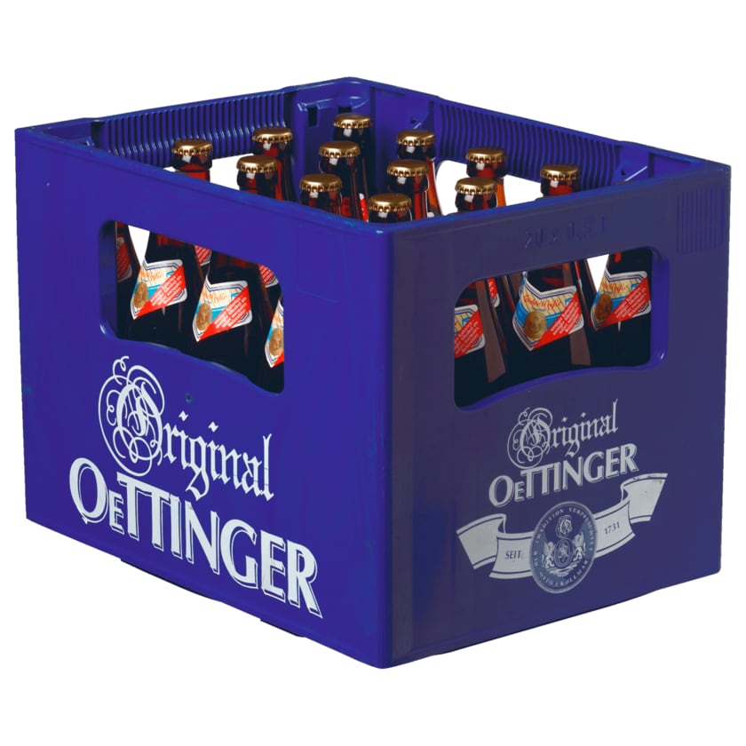 Original Oettinger Leichte Weiße alkoholfrei 20x0,5l